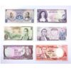 Lote de 6 billetes de Colombia