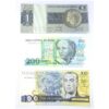 Lote de 3 billetes de Brasil