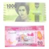 Lote de 2 billetes de Indonesia