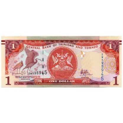 1 Billete Trinidad y Tobago de 1 dólar – 2006